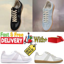 New style Loafer Leather woman vintage mens Designer trainer luxury margielas White Casual shoes tennis casual Outdoor masions shoes GAI 36-45