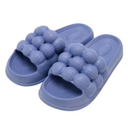 Lychee Bubble Slippers for Women Outsiders Spring New Home Indoor Thick Sole EVA Cool Slippers for Men