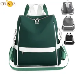 School Bags CFUN YA Preppy Style Women Backpack Nylon Schoolbags For Teenage Girl Female Anti-Theft Rucksack Shoulder Bag Travel Knapsack