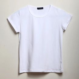 Kind Unisex einfache Basis -T -Shirts Mädchen Jungen Schwarz Blank 100% Baumwolltimen Tees Sommerkinder Kleidung 2 3 4 6 8 10 T 1424 240410