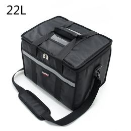 Bags 22l Insulated Cooler Bag Grocery Tote Large Box Insulated Bags with Zippered Top