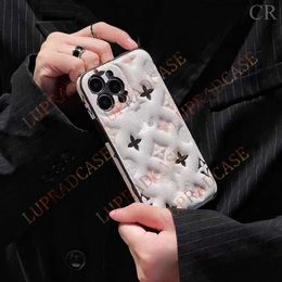iPhone Beautiful Phone Case 15 14 Pro Max Luxury L High Quality Purse 18 17 16 15pro 14pro 13pro 12pro 13 12 11 Case with Box 925 00