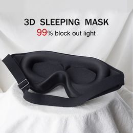 3D Sleeping Eye Mask Comfort Three Dimensional Design Memory Foam Block Out Light Sleep Mask Eye Relax Massager Sleeping mask 240419