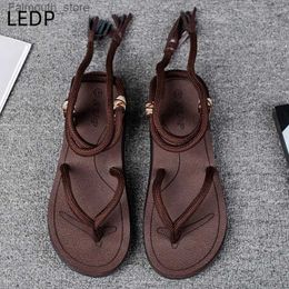 Sandals Explore Rope Couple Cool Trend Shoes Summer Couple Sandals Fashion All match 2023 Top selling Designer Copy Mens Shoes Q240419