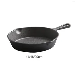 Pans Mini Frying Pan Cast Iron Skillet Multi-purpose 14cm/16cm/20cm Nonstick For Eggs Pancakes Omelet Oil Sauce Melting Pot