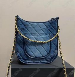 Denim Casual big Shoulder Crossbody Bag Girl Fashion Luxury Design Totes For Women Casual Shopping Handbag and Purse