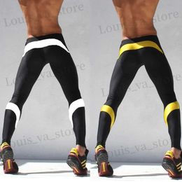 Men's Pants Running Tights Mens Compression Pants Tight Trousers Quick Dry Workout Leggings Gym Basic Layer Pants T240419