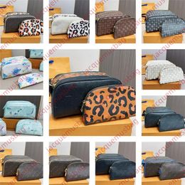 Dopp Kit toilet bag designer cosmetic bags Pochettes Cosmetique women makeup pocket washing Pouch 2-pc toiletry handbag Wash Clutch wallet Hobo purses M46763 M46354