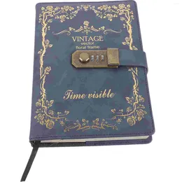 Vintage Notebook Multi-function Notepad Business Writing Journal With Lock Magic College Style Retro Peripheral