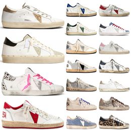Golden Goose Sneakers Women Ball Star Shoes 2024 Tasarımcı Star Shoe Sneakers Casual Shoes Luxury OG Ball-Star Dirty Old Loafers Italy Brand Original Platform Trainers 【code ：L】
