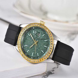 Shrimp vodrich brand watch diamond ring five beads three needle single calendar log entry staring at mens Watch