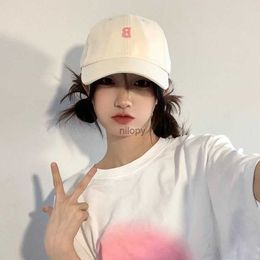 Ball Caps Korean Women Baseball Cap Fashion Letter Duck Tongue Caps Unisex Outdoor Sunshade Visors Solid Cotton Snapback Peaked Hat