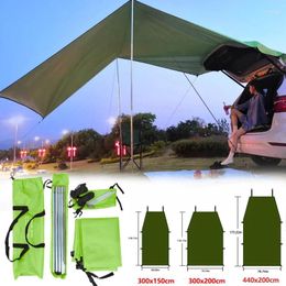 Tents And Shelters Car Tent Shelter Shade Camping Side Roof Top Awning Waterproof UV Portable Automobile Rooftop Rain Canopy