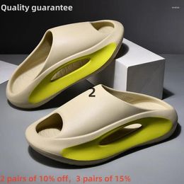 Slippers Super Soft Summer Men Women EVA Bottom Indoor Home Slides Sandals Light Beach Shoes Male Flip Flops