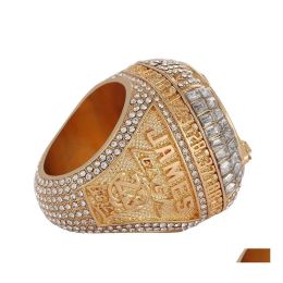 Rings Three Stone Rings Wholesale Championship Lakers Top Jewellery Official Ring Size 11 For Fans Gifts Drop Delivery Dhqou Dh6E7