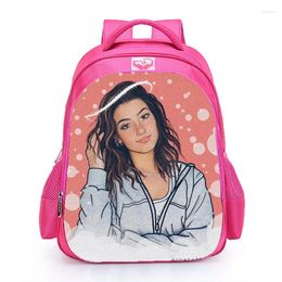 Backpack 16 Inch Charli Damelio Kids Boys Girls School Shoulder Bags Student Daily Travel Knapsack College Mochila