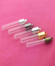 7colors option 100pcslot6X30mm rice vial glass ing bottle rubber meteal cap 2107201892709