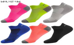 Men039s Socks Bike Running Sport Ankle Men Nylon Bright Color BreathableDeodorantInvisible Outdoor Basketball Travel5639482