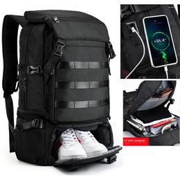 Backpack 80L Men's Multifunction USB Waterproof Travel School Bag Large Capacity Outdoor Hiking Camping Pack For Male Female