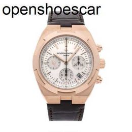 Zf Factory VacherosConstantin Automatic Movement Top Quality Time Code Rose Gold Mens Watch Band 5500V/000R-B074