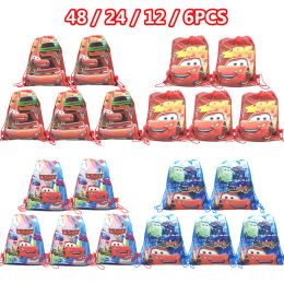 Bags Cars Drawstring Bags Kids Favour String Back Bags School Backpack Kids Birthday Party Decoration Gift Bags Kids Cars Toys