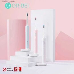 Toothbrush DR.BEI C1 Sonic Electric Toothbrush Rechargeable Waterproof Wireless Portable Ultrasonic Whitening Toothbrush Travel Brush Y240419BEJQ