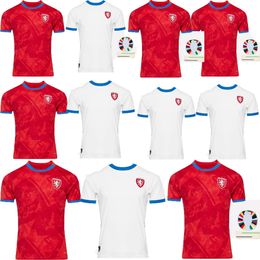 Czech Republic High quality jerseys Soccer Jersey 24/25 National Team Home Away Football Kit NEDVED NOVOTNY POBORSKY CHYTIL SCHICK HLOZEK SOUCEK SADILEK LINGR