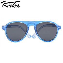 Kirka Magnetic Prescription Glasses Frame Clip-on Children Sunglasses Pilot Kids Sun Glasses Optical Myopia UV400 TR90 Flexible 240412