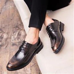 Dress Shoes Work Men's Autumn Breathable Casual Leather Black Chef Kitchen Suit Labour Protection