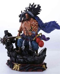 Anime One Piece Wano Four Emperors Beast Pirates Kaido Battle Ver GK PVC Action Figure Statue Collectible Model Kids Toy Doll AA29708271