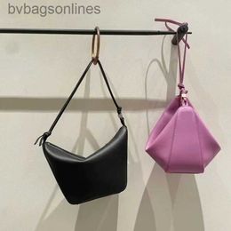 Women Fashion Loeweelry Original Logo Designer Bags New Geometry Bag Leather Hobo Hanging Bed Bag Handheld Womens Bag Single Bag