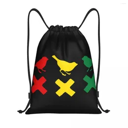 Shopping Bags Custom Amsterdam Ajaxs Drawstring For Training Yoga Backpacks Men Women 3 Little Birds Sports Gym Sackpack