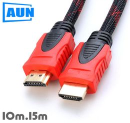 AUN 1.4 Version Cable Set in Dual Magnet Ring. 10m, 15m Support 3D, 1080P for TV, HD Monitor, Projector5958788