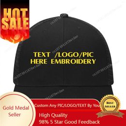 Ball Caps Custom Made Embroidered Hat Mens Womens Sports Baseball Hats Running Breathable Summer Outdoor Climbing Customised DIY