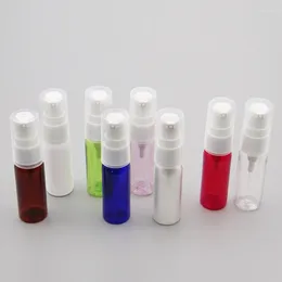 Storage Bottles 100pcs 20ml Empty White PET Plastic Bottle With Lotion Cream Pump Small Cosmetic Hand Packaging