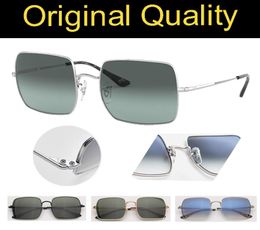 Men039s womens classic sunglasses new arrival square retro model sun glasses Glass lense with top quality leather case and reta4447280