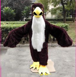 High quality plush eagle Mascot Costumes Halloween Fancy Party Dress Cartoon Character Carnival Xmas Easter Advertising Birthday Party Costume Outfit