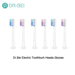 Original DR.BEI C1 Electric Toothbrush Replancement Brush Heads Sensitive Cleanning Sonic Tooth Brush Head Bristle Nozzles 240418