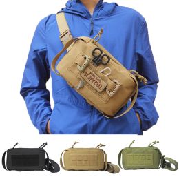 Wallets Tactical Molle Waist Bag Hiking Travel Camping Outdoor Sports Accessories Storage Pouch Sling Bag Army Military Shoulder Packets