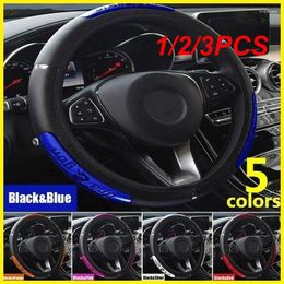 Steering Wheel Covers 1/2/3PCS 38cm Universal Auto Decoration Car CoverPlush Fabric For Steer