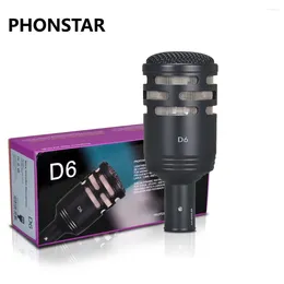 Microphones D6 Professional Kick Drum Microphone Audix Dynamic Instrument