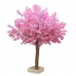 Decorative Flowers Metres Tall Pink Simulation Wishing Trees Artificial Silk Flower Cherry Tree For Mall Opened Garden Decorations