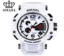 SMAEL Brand Men Quartz Digital Watch Men039s Sports Watches S Shock Male Clock Relogios Masculino LED 30M Waterproof Wristwatch4430549