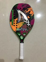 carbon Fibre beach racket outdoor sports with backpack tennis racke 240411