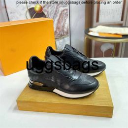 DG New Luxury Designer Casual Shoes Mens Black Runaway Sneaker Eclipse Shoes Best Quality Leather Black White Run Away Bluetranslucent Sneaker Mens Size