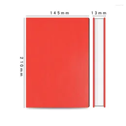 Student Notebook A5 Soft Copy Book Stationery Office Business Notepad 25K Solid Colour Notebooks Gifts