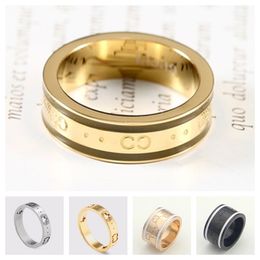Designer Ring Mens Love Rings for Women Ghost Skull Luxury Ring Plated Vintage Silver Letter mode unisex