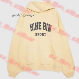 Annes Bing Women Desginer Fashion Classic Cotton Hoodies Sweatshirt New Letter Embroidered Loose Fleece Sweater Round Neck Hoodies AB Hoodie 562