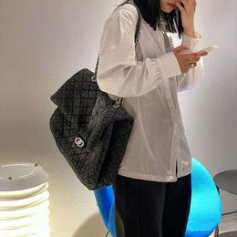 Bags Backpack Medieval Denim Airport Large Capacity Tote Wanderer Leisure Lazy Diamond Grid Chain