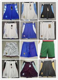 2024 Man Soccer Shorts National Team Mbappe Barella Havertz Argentina Football